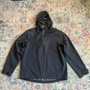 Swiss Tech Polyester Zip Up Gray Hooded Jacket Mens Size Large (42-44)